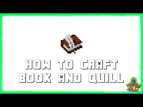 how to make a book and quill in minecraft