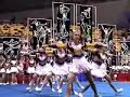 Varsity Cheer at the CSULB Pyramid in 2002
