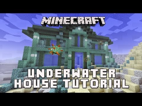 how to make a n underwater fort in minecraft