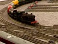 Hornby-Dublo N2 tank locomotive on oil freight train Hornby-Dublo N2 tank locomotive on oil freight train