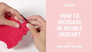 Double crochet increase