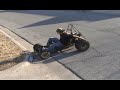 TESTING MY GREEN GO KART