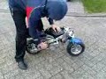 Minibike 47cc with technigas exhaust &amp; DDM air filter