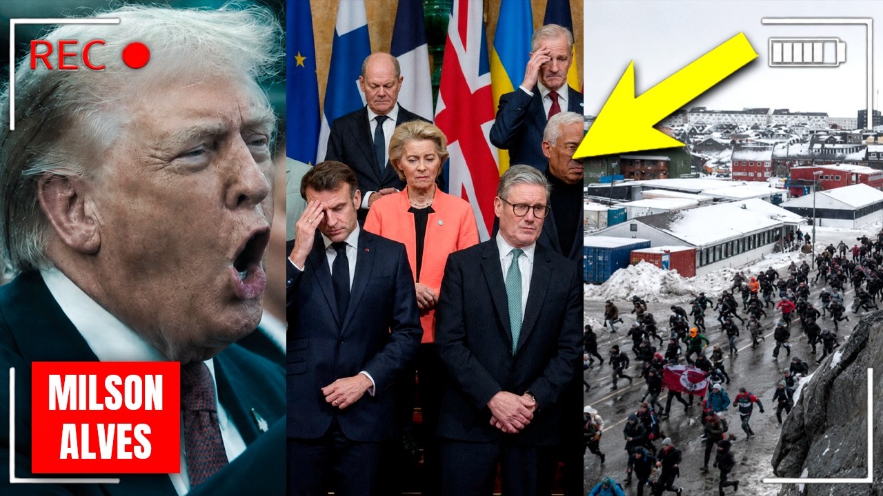 Trump DOBRA EUROPA após UE entrar em PÂNICO pela GROENLÂNDIA!!!