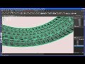 Modeling tutorial in Maya - a tire tread - Part 3: duplicate and bend