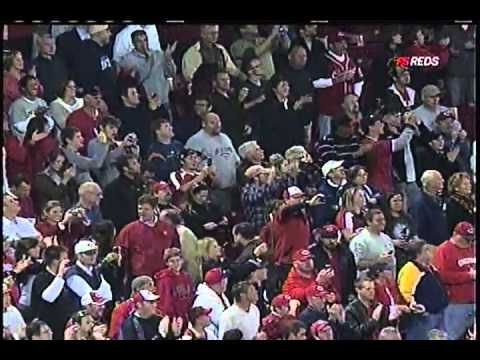 NL Central - Jay Bruce hits a walk-off home run to center field to clinch the National League Central Division. Good luck to the Reds in the 2010 Postseason!