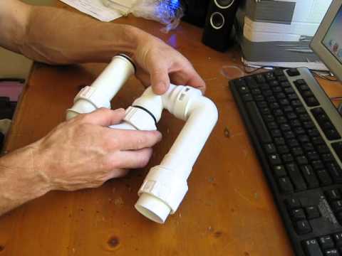how to fix an s'trap drain