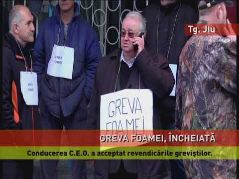Greviștii foamei de la Complexul Energetic Oltenia au renunțat la protest