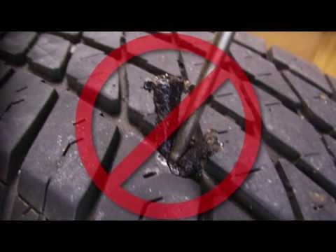 how to patch a tire with a nail in it