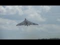 Vulcan XH558 Takeoff at RAF Waddington