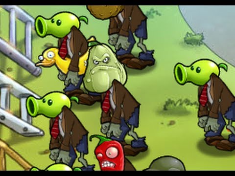 pvz - Another tough mini-game from plants vs zombies, ZomBotany 2 The trick to beat this level is to equip wall-nuts and tall-nuts (if you can equip imitater tall-...