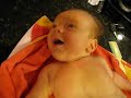 Cash likes to laugh, daddy likes to make fart sounds