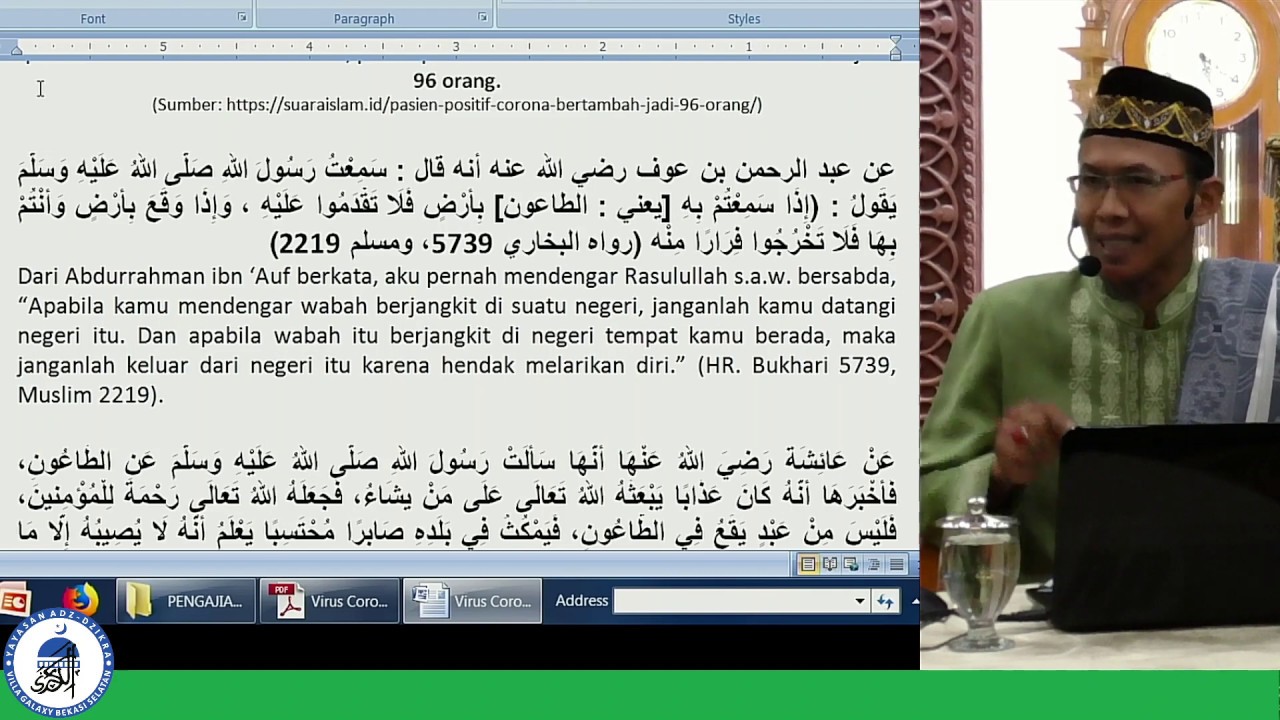 Virus Corona dalam Perspektif Islam