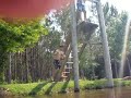 Jessica, Jacob, Trey attempting to swing at once