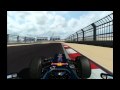 One lap in Bahrain by Red Bull RB5 with 2010 physics