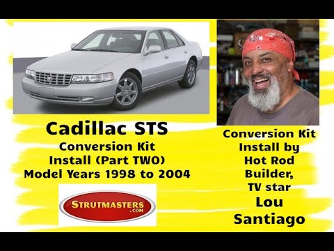 1994 Cadillac STS With A Strutmasters Air Suspension Conversion (Part 2 of 3 Install Video)