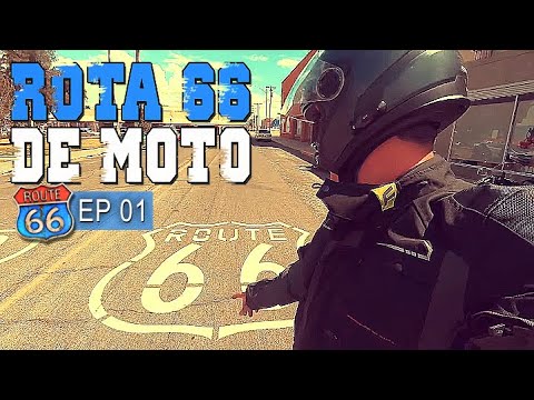 Rota 66 de moto - Começa a aventura - Ep 01 #turismo #viagem #motos #harley #vlog