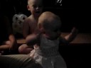 my cousin angalina  and matt the one that found the poatato under the seat of the car  and bubba the one holding her.