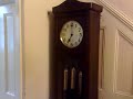 JSGUS WESTMINSTER CHIME LONGCASE GRANDFATHER CLOCK