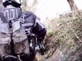 Watery off roading on bikes.