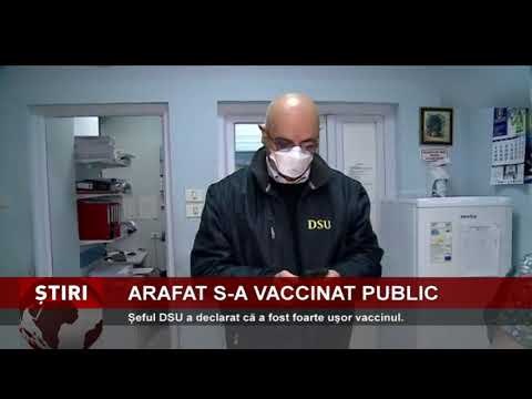 Raed Arafat s-a vaccinat anti-Covid-19