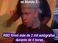 RBD EN FIRMA DE DISCOS EN MUNDO E