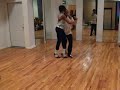 Ernest Williams and Maricela Wilson Practicing Milonga