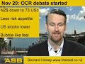 90 seconds at 9am: NZ$ falls as US stocks drop; Labour starts monetary policy debate