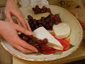 Flat French Flowers on a Cheese Plate