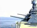 USS Wisconsin Final 16\" Turret Firing USS Wisconsin Final 16\" Turret Firing