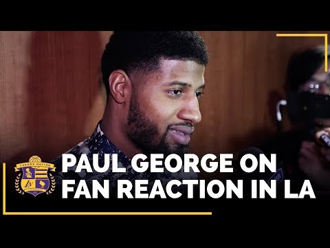 Video: Paul George Speaks Highly Of Lakers Young Core, Fan Reaction In L.A.