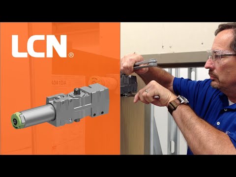 how to adjust lcn door closer