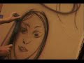 Airbrush portrait using two guns simultaneously Airbrush portrait using two guns simultaneously