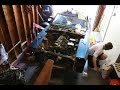 Prepping for pulling the motor out of the Datsun 240z
