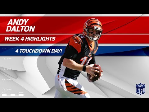 Video: Andy Dalton's Amazing 4 TD Day vs. Cleveland! | Bengals vs. Browns | Wk 4 Player Highlights