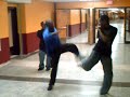 Tunde vs. Danzel sparring 3 " Kick Blocking"