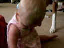 Izzy's first cracker