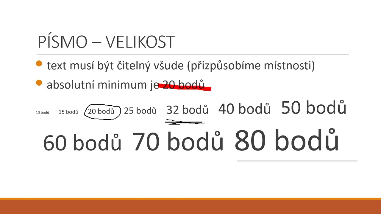 Zásady správné tvorby prezentace