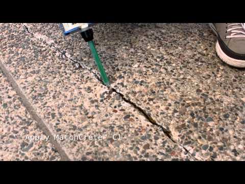 how to patch exposed aggregate concrete