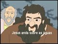 Jesus anda sobre as �guas !