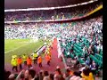 Motherwell fans at Parkhead