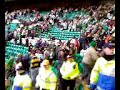 Motherwell fans at Parkhead