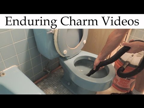 how to drain toilet
