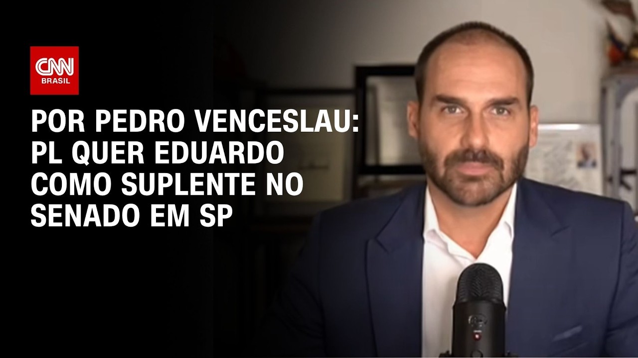 PL quer Eduardo Bolsonaro como suplente para o Senado em SP | HORA H