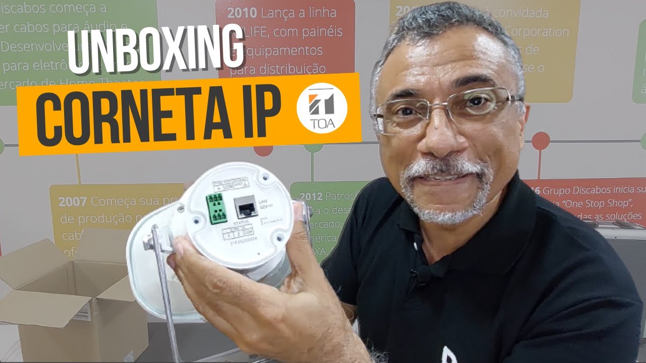 Corneta IP da TOA - Unboxing