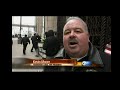 Teamster Protest in Front of Italian Consulate in Detroit