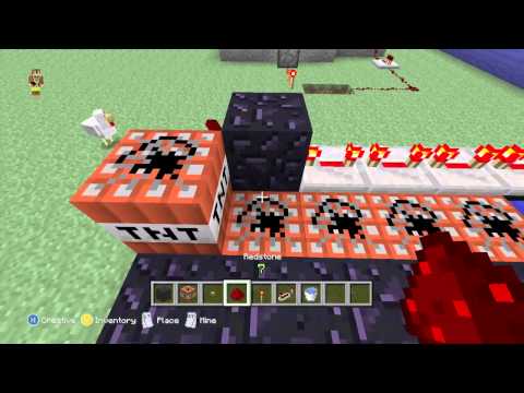how to make a tnt cannon in minecraft xbox