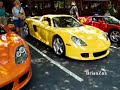 orange porsche carrera gt