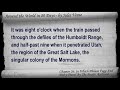 chapter 26: in which phileas fogg and party travel by the pacific railroad. classic literature videobook with synchronized text, interactive transcript, and closed captions in multiple languages. audio courtesy of librivox. read by ralph snelson. playlist for around the world in 80 days by jules verne: www.youtube.com