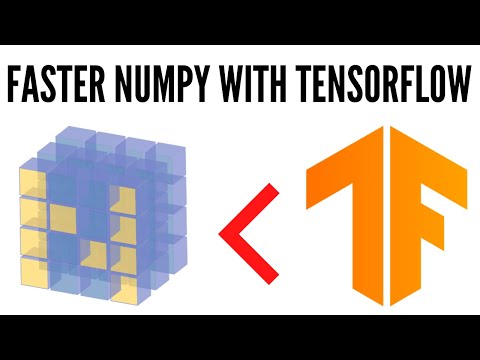 Faster NumPy using Tensorflow's tf.experimental.numpy module